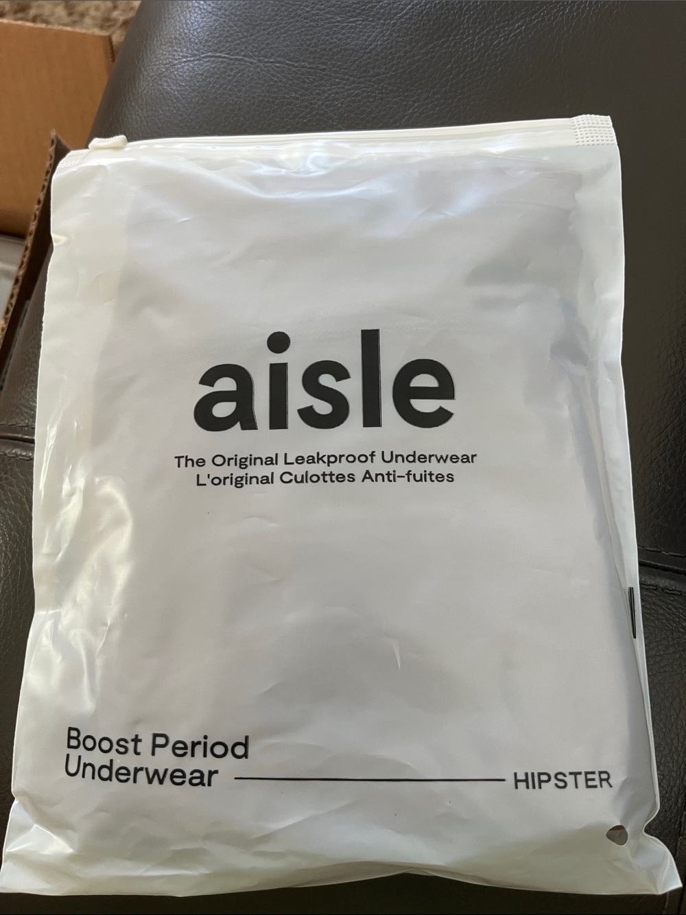BRAND NEW - Aisle Period Underwear Boost Hipster Espresso 4X